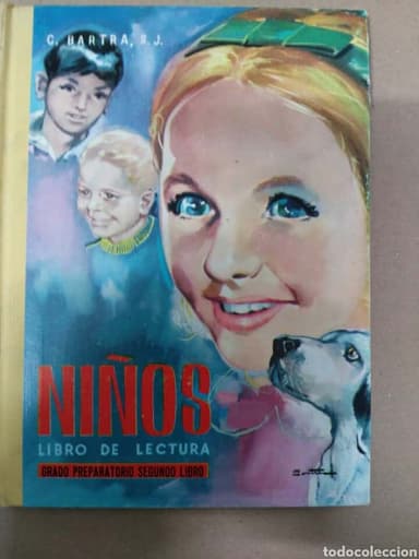 NIÑOS . LIBRO DE LECTURA 1964 . GRADO PREPARATORIO LIBRO II