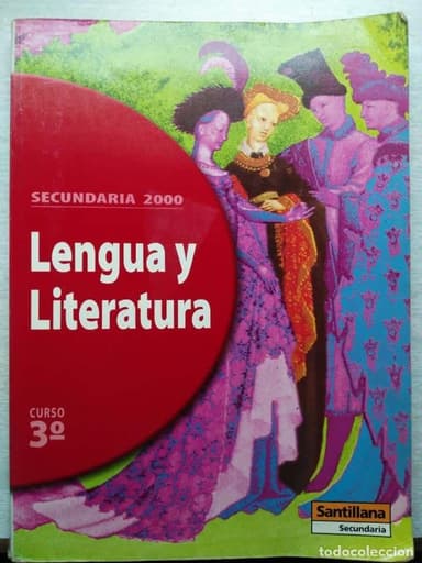 LENGUA Y LITERATURA . SANTILLANA 3º