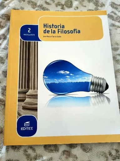 Historia de la Filosofía 2o Bachillerato (LOMCE)