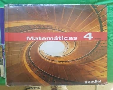 Matemáticas, 4 ESO