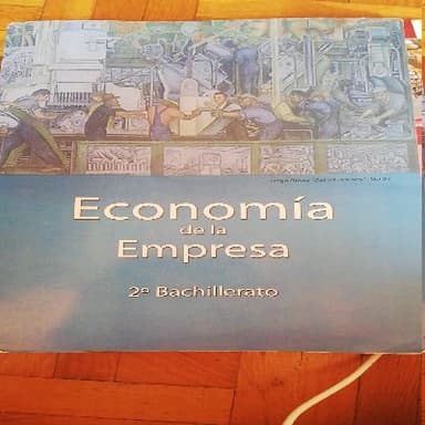 Economía de la empresa, 2o de Bachillerato