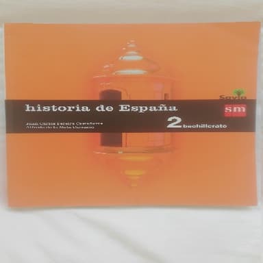 Historia de España de 2 de bachillerato 
