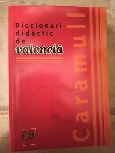 Caramull diccionari valencià