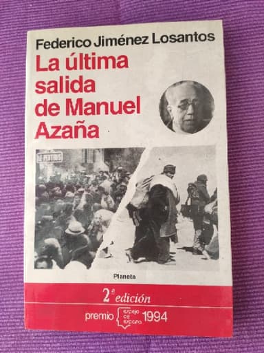 La última salida de Manuel Azaña