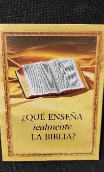 ¿Que enseña realmente la biblia?
