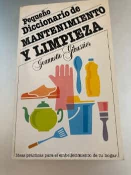 Pequeño diccionario de Mantenimiento y Limpieza