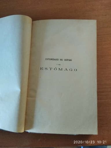 Enfermedades del esofago y del estomago