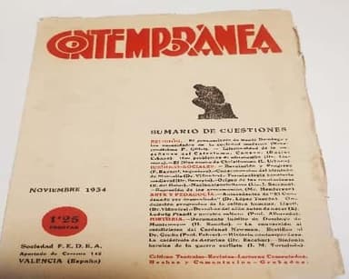 Contemporanea. Noviembre 1934