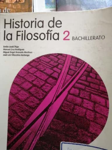 HISTORIA DE LA FILOSOFIA 2 BACHILLERATO LA CASA DEL SABER SANTILLANA