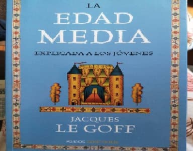 La Edad Media Explicada a los Jóvenes 