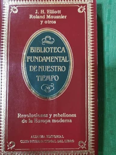 Revoluciones y rebeliones de la Europa moderna