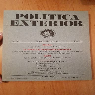 Política exterior