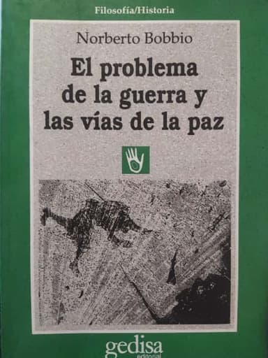 El Problema de La Guerra y Las Vias de La Paz