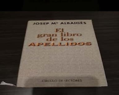 El gran libro de los apellidos