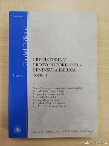 PREHISTORIA Y PROTOHISTORIA DE LA PENÍNSULA IBÉRICA POR MARIO MENÉNDEZ FERNÁNDEZ