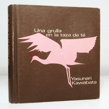Una grulla en la taza de té