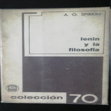 Lenin y la filosofía