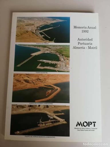 AUTORIDAD PORTUARIA ALMERIA MOTRIL MEMORIA ANUAL 1992