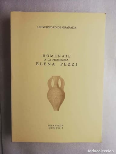 HOMENAJE A LA PROFESORA ELENA PEZZI - ESCOBEDO RODRIGUEZ, UNIV GRANADA