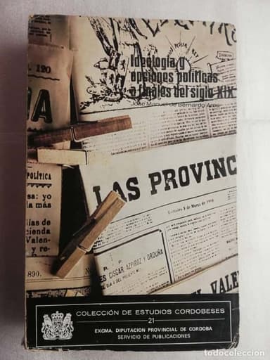 DEOLOGÍA Y OPCIONES POLÍTICAS A FINALES DEL SIGLO XIX - JOSÉ MANUEL DE BERNARDO ARES