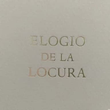 Elogio de la Locura