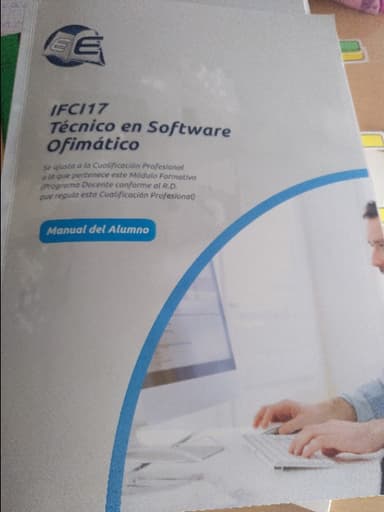 técnico en software ofimático