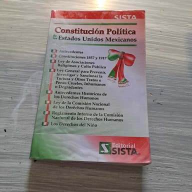 Constitución política de los Estados Unidos Mexicanos