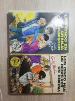 2 libros de Los cinco