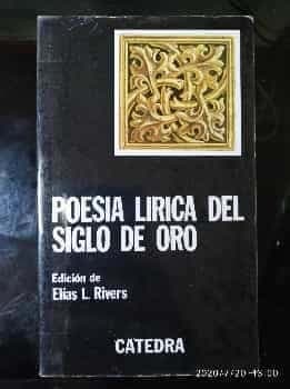 Poesía lírica del Siglo de Oro