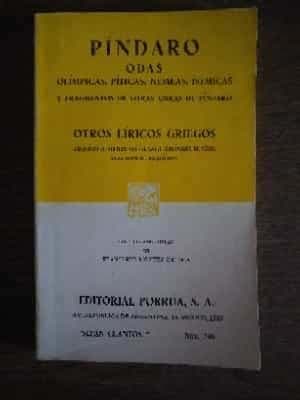 Odas Olimpicas. Piticas. Nemeas. Istmicas