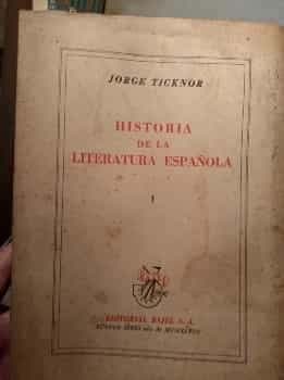 Historia de la Literatura Española