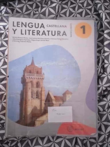 Lengua y Literatura 1 Bachillerato
