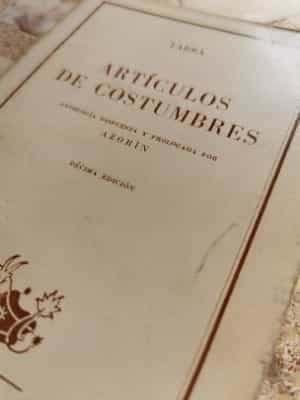 Artículos de costumbres 