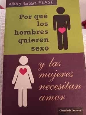 porque los hombre necesitan sexo,y las mujeres amor