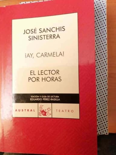 ¡ Ay, Carmela ! El lector por horas