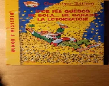 ¡Por mil quesos dd bola... he ganado la lotorratón!