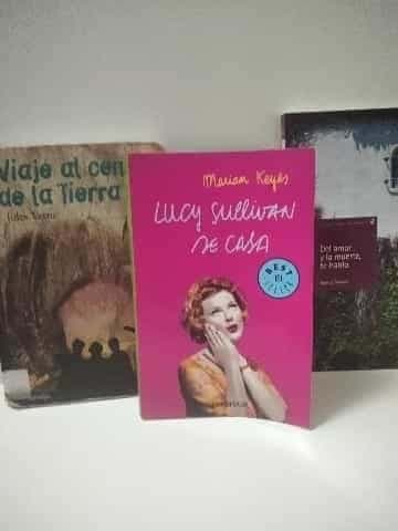 Lote de libros, 2 romance, viaje al centro de la tierra