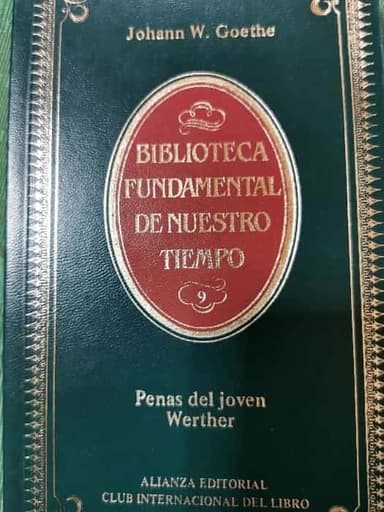 Penas del joven Werther