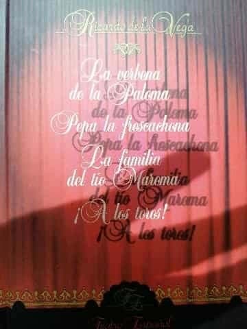 :La verbena de la Paloma ; Pepa la frescachona ; La familia del tío Maroma ; ¡A los toros!  