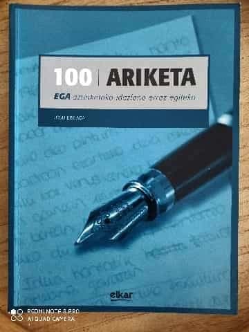 100 ariketa. EGA azterketako idazlana erraz egitego