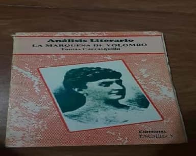 Análisis literario La marquesa de Yolombo