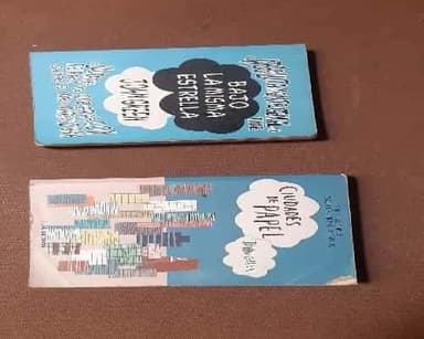 Dos libros de John Green. Bajo la misma estrella/Ciudades de papel