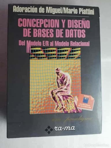 CONCEPCIÓN Y DISEÑO DE BASES DE DATOS. DEL MODELO E/R AL MODELO RELACIONAL. RA-MA