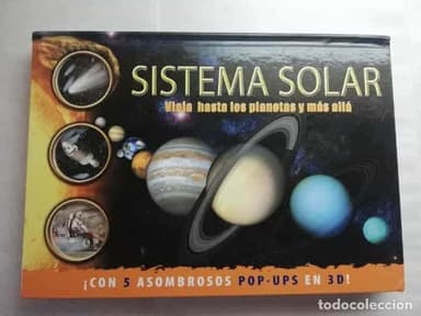SISTEMA SOLAR VIAJA HASTA LOS PLANETAS Y MAS ALLA CON 5 POP-US EN 3D