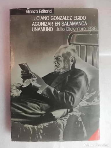 AGONIZAR EN SALAMANCA - LUCIANO GONZALEZ/ ED. ALIANZA