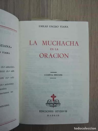 LA MUCHACHA EN LA ORACIÓN - EMILIO ENCISO VIANA - 1958