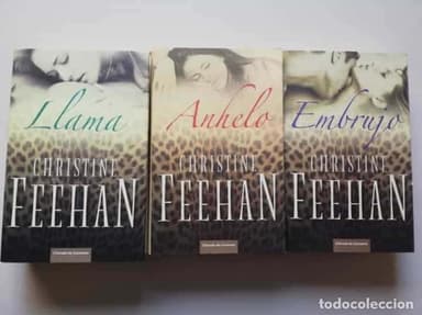 LLAMA - ANHELO - EMBRUJO - Christine Feehan TRILOGIA LEOPARDO 3 TOMOS