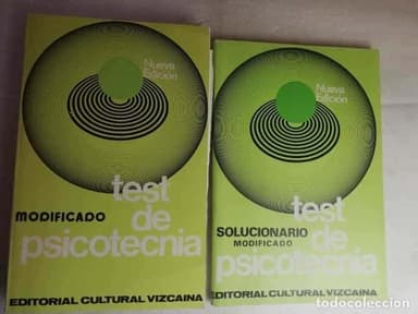 TEST PSICOTECNIA MODIFICADO Y SOLUCIONARIO