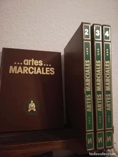 ARTES MARCIALES. Enciclopedia práctica. 4 Vols. Ed.Nueva Lente. COMPLETA