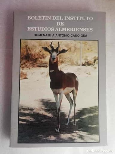 INSTITUTO DE ESTUDIOS ALMERIENSES HOMENAJE A ANTONIO CANO GEA. - ALMERIA